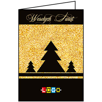 Kartki świąteczne BN1-031 dla firm z Twoim LOGO - Karnet składany BN1