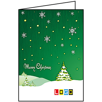 Kartki świąteczne BN1-092 dla firm z Twoim LOGO - Karnet składany BN1