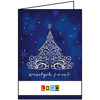 Kartki świąteczne BN1-339 dla firm z Twoim LOGO - Karnet składany BN1