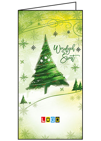 Kartki świąteczne BN3-088 dla firm z Twoim LOGO - Karnet składany BN3