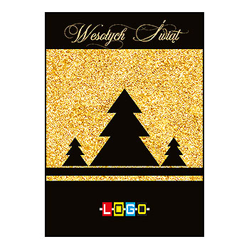 Kartki świąteczne BZ1-031 dla firm z Twoim LOGO - Karnet składany BZ1