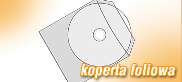 Koperta foliowa do płyt CD/DVD